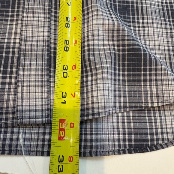 Zachary Prell Grey and Black Plaid Casual Button Down Shirt - Picture 4 of 8